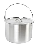 AceCamp® Camping Topf für Gaskocher aus Aluminium mit Henkel und Deckel [8L] - Camping Töpfe für Gaskocher, Grills und Feuer - Camping Topfset Campingtopf - Camping Kochtopf Topfset Camping