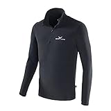 Black Crevice Herren Fleece Skirolli, schwarz/Silber, M