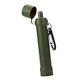 BELLIFFY Außenfilter Survival-Wasserreiniger tragbar Spender System Wasserflasche Pumpe notfallvorsorge notfallausrüstung trinkwasser filter Outdoor-Versorgung Kompakter Wasserfilter Sport