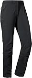 Schöffel Damen Pants Engadin1 Zip Off, elastische Damen Hose mit Zip-Off Funktion, kühlende und schnell trocknende Outdoor Hose für Frauen, black, 46