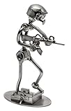 STEEMO Schraubenmännchen Soldat Bundeswehr Geschenk Metall-Deko 13x6x18 cm