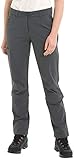 Schöffel Damen Pants Engadin1 Zip Off, elastische Damen Hose mit Zip-Off Funktion, kühlende und schnell trocknende Outdoor Hose für Frauen, asphalt, 38