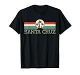 Santa Cruz CA Kalifornien - Retro 70er 80er Jahre Surfer T-Shirt