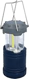 CARTREND 10688 COB LED Campingleuchte ausziehbar, batteriebetriebene Notfallleuchte Laterne Lampe für Stromausfälle, Wandern, Ausfälle, Notfälle