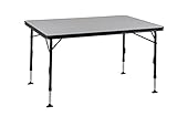 Crespo 1151410 CR ap-273 Tisch, Aluminium, schwarz, 130 x 85 cm