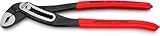 KNIPEX Alligator Wasserpumpenzange, 250 mm, Muttern bis 46 mm, Rohre bis 50 mm, robuste Bauart, Selbstklemm-Effekt, Rohrzange, 88 01 250