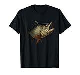 Tarpon Fisch Abbildung Natur Detail T-Shirt