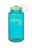 Nalgene Trinkflasche 'Everyday-Weithals-Sustain' – 1L (Cerulean, mit Namensgravur)
