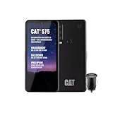 Cat S75 - Robustes, 5G-Smartphone mit Satellitenverbindung (IP68 & IP69K, MIL SPEC 810H, superhelles 6.58” FHD+ 120Hz Display, 2GHz Octa Core Processor, 5000mAh Akku, 6GB/128GB, Android 12) - Schwarz