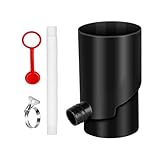 Wassertonne zum Sammeln von Regenwasser, faltbares UV-resistentes Auffangsystem für Außenbereiche, mit Auslassventil und Reißverschlussdeckel | Wiederverwendbarer Regenspeicher für Dachrinnen, Gartenn