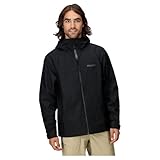 Marmot Herren Minimalist Pertex Jacket, Wasserdichte Pertex Regenjacke, winddichter Regenmantel, atmungsaktiver, faltbarer Hardshell Windbreaker, optimal zum Fahrradfahren und Wandern, Black, M