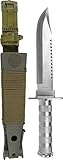normani Taktisches Messer/Kampfmesser 'Survival' Farbe Silver