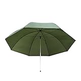 MK-Angelsport XXL Megaschirm 3m - Stabiler Angelschirm, Fischerschirm für Outdoor & Camping I Wasserdicht, UV-Schutz, windfest I Perfekt für Angler, Zelt, Strand & Garten