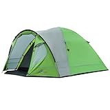 Portal Zelt 3-4 Perosonen Camping wasserdicht 4000mm Kuppelzelt mit Vorzelt Familienzelt Festivalzelt für Camping Reise Garten
