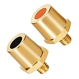 Litorange Messing-batteriepoladapter Paar,M8-Außengewinde Batteriepol,Batteriepolklemmen,Batteriepoladapter für für Auto-Lithium-Batteriepol-Ersatz