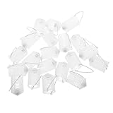 VICASKY 20 Stück Teiliges Karpfenfutterkorb aus Kunststoff Multifunktionaler Futterkorb Köderhalter für Vielseitige Angelmethoden Einfach zu Bedienen für Fluss See Meeresangeln