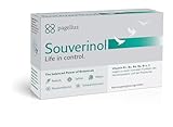 Souverinol® - Gegen innere Unruhe, Stress & Prüfungsangst - Pflanzliches Nahrungsergänzungsmittel mit Vitamin B & C (60 Kapseln) – Passionsblume, Safran Extrakt & Schwarzkümmel für mentale Balance