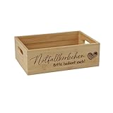 SNEG Notfallkörbchen für Hochzeit - Notfallbox aus Holz (Bambus) (Motiv #1)