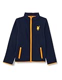 Playshoes Fleece-Jacke Unisex Kinder Outdoor-Oberteil, marine Die Maus, 152