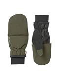 SEALSKINZ Winddichte Handschuhe für kaltes Wetter, wandelbar, Olivgrün, Größe L, olivgrün, 90