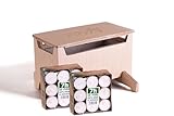 COZY - Die sichere Teelichtheizung, Sparset: Teelichtofen inklusive 36 Premium Teelichter aus Rapswachs, 2 Fuß Version