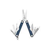 Leatherman Micra - Edelstahl-Schlüsselanhänger Multi-Tool mit Federschere und 9 Werkzeugen - Navy