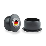 20x Blindstopfen – Made IN Germany – aus hochwertigen wetterbeständigen Kunststoff, Abdeckkappen für Bohrlöcher, Bohrlochabdeckung, Lochabdeckung, Kunststoffstopfen (10,0 mm, 20)
