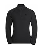 Odlo Herren Langarm Shirt mit Reißverschluss RIGI, black, XL