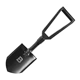 Badger Outdoor US Army Klappspaten - Camping Zubehör Feldspaten Multitool Survival Kit Bundeswehr Stil - Stahl Schaufel mit Nylon Griff 58,5cm - Camping Gadgets mit Gürteltasche
