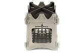 OUTDOOR NINJA Titan Hobo Outdoor-Holzofen für Wandern, Bushpower, Trekking, Camping und andere Outdoor-Hobbys, ultraleicht, stabil und faltbar mit Aufbewahrungstasche