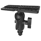 Elektronischer Echolot-Halter,Echolot-Halter-Montageplatte - Robuste Fischfinder-Montageplatte für Kajak-Angelfahrung