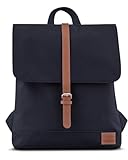 Johnny Urban Rucksack Damen - Mia - Schlanke Tasche mit Laptopfach - Aus Recyceltem PET - 7L - Wasserabweisend - Schwarz Braun