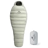 Naturehike Schlafsack Outdoor Warm&Ultraleichter Hüttenschlafsack Sleeping Bag Gänsedaunen-Einzelschlafsack für Camping, Herbergen, Picknick und Wandern (L/274g)