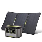 Goal Zero Yeti Tragbare Powerstation Yeti 200X mit 187 Wattstunden Akkukapazität - Powerstation mit Solarpanel Nomad 20 - Wiederaufladbarer Solargenerator Camping, Reisen, Outdoor und Heimgebrauch