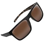 Fox Avius Black/Camo Brown Lense - Polarisationsbrille, Brille zum Karpfenangeln, Angebrille