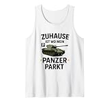 Zuhause ist wo mein Panzer Parkt Tank Top