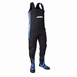 JENZI Neopren-Wathose, schwarz, Fishing, Gr. 43