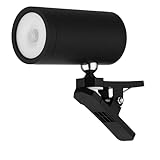 REV LED Wandleuchte - Wandlampe mit Akku & Bewegungsmelder, 180lm, kabellos, dimmbar, 360° drehbar. Wegeleuchte zum Mitnehmen - ideal für Camping, Garage & Keller, IP54, schwarz