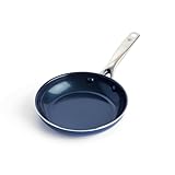 Blue Diamond Cookware Diamantstruktur Keramik Antihaft, 20 cm Bratpfanne, PFAS-frei, Spülmaschinenfest, Backofenfest, Blau