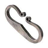 Pera Peris Wikingerzeitlicher Feuerstahl Feuerschläger Funkenschläger Funkeneisen, handgeschmiedet Mittelalter/Feuerschläger der Wikinger-Zeit Lager Feuerstelle Outdoor - Survival