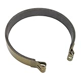 Bremsband- und Stift-Set für Go-Kart-ATV-Mini-Fahrrad, 15,2 Cm, Stahllegierung, Hohe Reibung, Keramik-Bremsband-Set