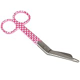 Gima - Lister-Verbandschere für Krankenpfleger, Herzen-Fantasie, aus rostfreiem Stahl, seidenglänzend und pulverbeschichtet, Länge 14 cm, zum professionellen Gebrauch