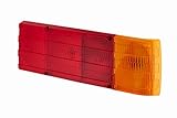 HELLA Rückleuchte - Glühlampe - 12V - Einbau/geschraubt - nicht SAE/ECE - Lichtscheibenfarbe: rot/gelb - Stecker: Flachstecker - links/rechts - Menge: 1 - 2SD 004 460-011