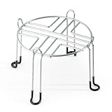 British Berkefeld Schwerkraftsystem-Ständer | Edelstahl-Wasserfilterständer für 8,5-Liter-Schwerkraftsysteme | Rutschfeste Gummifüße | Stützständer | 25 L x 25 B x 18 H
