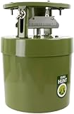 EUROHUNT Futterautomat Light 6V, 14,5 x 14,5 x 22,5cm, Automat für Tierfütterung, wetterfest, grüner ABS-Kunststoff, eignet Sich für eine Vielzahl an Futterarten