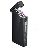 VVAY Elektro Lichtbogen Feuerzeug USB C Aufladbar, Sturmfeuerzeug Elektrisch