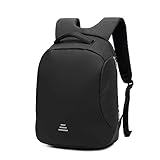 VINBAGGE Laptop Notebook Rucksack Herren 15.6 Zoll Schulrucksack Damen Großer Wasserdicht Anti-Diebstahl Business Backpack Schule Tasche mit USB-Anschluss für Männer Arbeit Reisen Jungen Schwarz