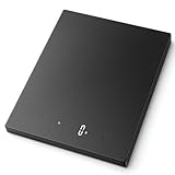 Homebuds 10kg Küchenwaage Digital in Hohe Präzision 1g, Unsere eigene Waage Küchenwaage Professionelle Fabrik SINCE 2001, Feinwaage zum Kochen und Backen, LED, 3*AAA Enthalten, Schwarz