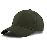 KELOYI Kappe Herren Sommer Adjustable Baseball Cap ArmeegrÜN Basecap Baumwolle Kappen Damen Polo