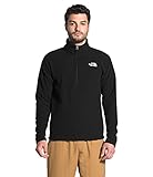 THE NORTH FACE - Strukturierte Cap Rock Jacke Herren mit Viertelreißverschluss, Schwarz, S
